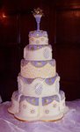 Inlays Wedding Cake